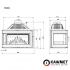 Каминная топка KAW-MET W16 LB (13.5 kW) ECO с левым боковым стеклом купить